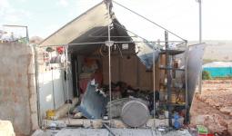 قصف مخيمات ريف إدلب- الدفاع المدني 6 تشرين الثاني 2022