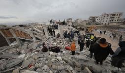 آثار الدمار الذي وقع في الأراضي السورية