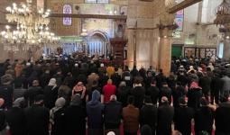 مئات الفلسطينيين يؤدون صلاة الغائب بالمسجد الأقصى على أرواح ضحايا الزلازل في تركيا وسوريا