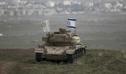 دبابة إسرائيلية في الجولان السوري المحتل