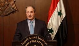 وزير خارجية نظام الأسد، فيصل المقداد