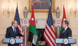 اجتماع وزير الخارجية الأمريكي مع نظيره الأردني