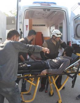 5 قذائف استهدفت بلدة بداما غرب إدلب - الدفاع المدني