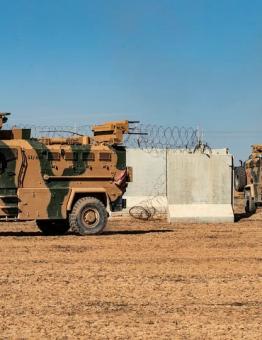 قوات مسلحة تركية في إحدى نقاط المراقبة في سوريا