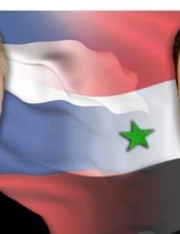 بشار الأسد مع فلاديمير بوتين