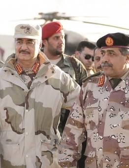 قائد ميليشيات الانقلاب في ليبيا خليفه حفتر