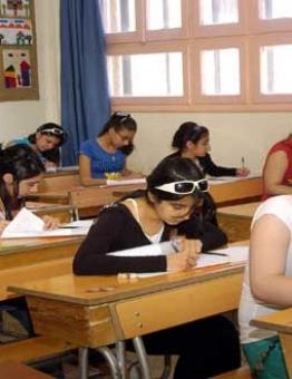 امتحان الثانوية بمناطق نظام الأسد