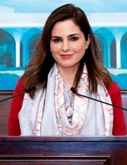 وزيرة الإعلام اللبنانية منال عبد الصمد