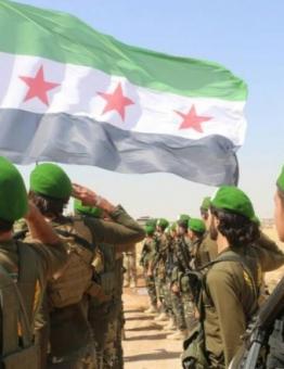عناصر من الجيش الوطني السوري