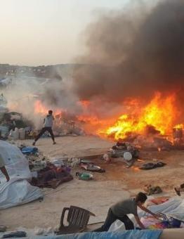 مخيمات النازحين في إدلب تفتقد لأدنى مقومات الحياة