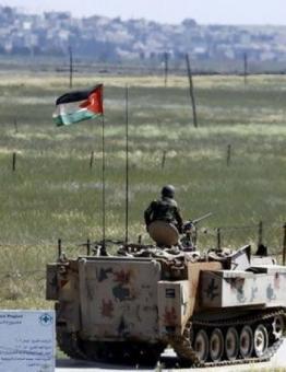 الجيش الأردني على الحدود مع سوريا