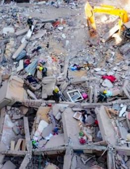 انهيار مبنى في مصر