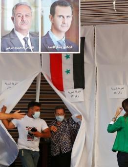 مسرحية الانتخابات الرئاسية السورية