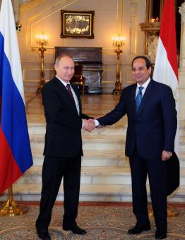 عبد الفتاح السيسي والرئيس الروسي بوتين
