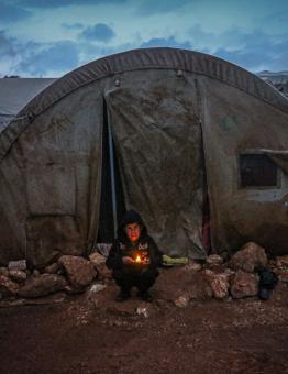 أطفال المخيمات في الشمال السوري