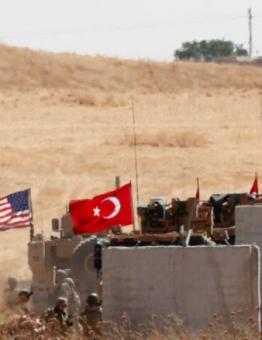 قوات تركية وأمريكية في سوريا