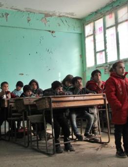 المدارس التطوعية في محافظة إدلب