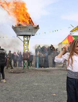 عيد النيروز لدى الأكراد في الرقة 21 آذار 2022