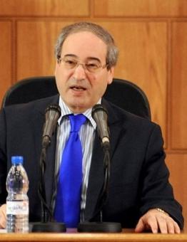 وزير خارجية النظام فيصل مقداد