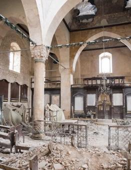 دمار الكنيسة اليونانية الأرثذوكسية في حلب