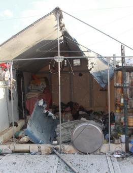 قصف مخيمات ريف إدلب- الدفاع المدني 6 تشرين الثاني 2022