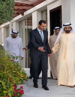 بشار الأسد في زيارة سابقة الإمارات