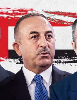 وزراء خارجية تركيا وروسيا ونظام الأسد