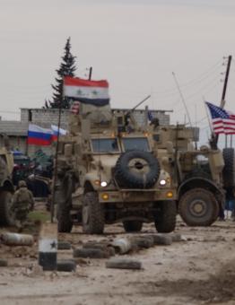 قوات أمريكية وروسية في سوريا