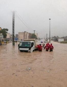 فيضانات في ليبيا