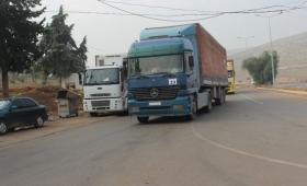 دخول قافلة مساعدات أممية إلى إدلب