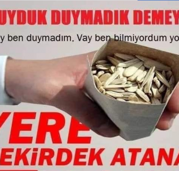 الإعلان الذي نشرته السلطات التركية بشأن غرامة إلقاء قشور البزر