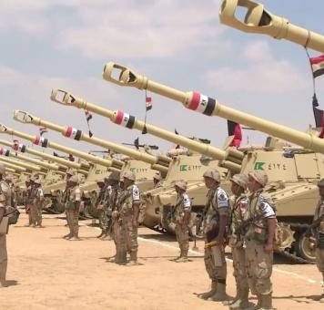 قوات مصرية خلال أحد العروض العسكرية مؤخراً