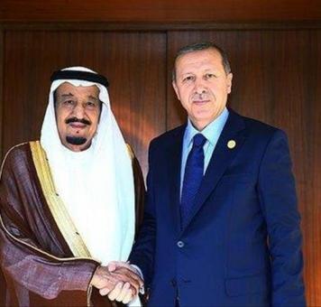 أردوغان وسلمان خلال لقاء سابق قبل سنوات