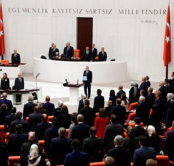 جلسة سابقة للبرلمان التركي