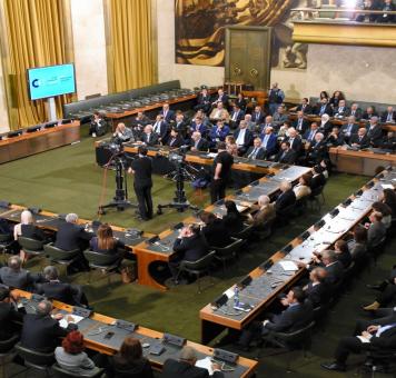 إحدى جلسات اللجنة الدستورية في جنيف