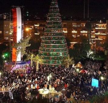 احتفالات دمشق