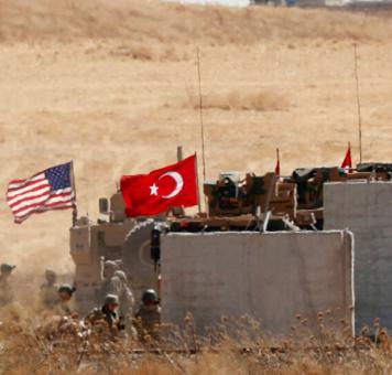 قوات أمريكية تركية في سوريا