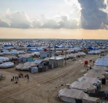 مخيم الهول شمال شرقي سوريا