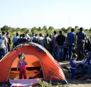 لاجئين سوريين في اليونان