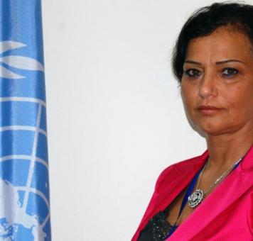 نائبة المبعوث الأممي الخاص بسوريا، غير بيدرسون، نجاة رشدي - الأمم المتحدة 2017