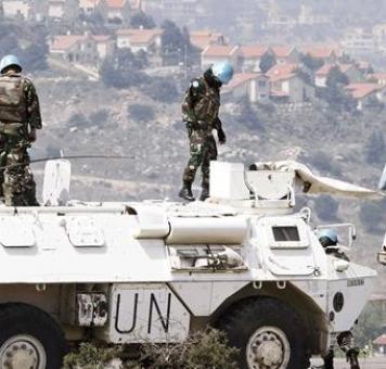 قوات اليونيفل على الحدود اللبنانية