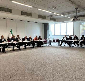 اجتماع هيئة التفاوض السورية مع المبعوث الأممي إلى سوريا غير بيدرسون في جنيف