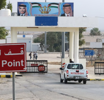 معبر نصيب الحدودي بين سوريا والأردن
