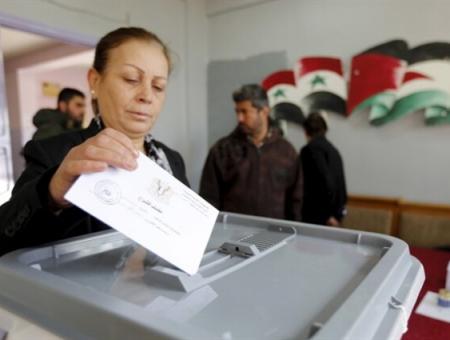 انطلاق النتخابات مجلس الشعب في مناطق نظام الأسد