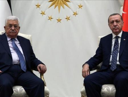 لقاء جمع عباس بأردوغان مؤخراً