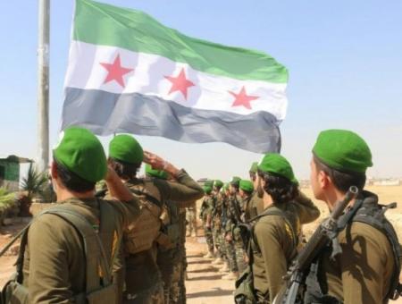عناصر من الجيش الوطني السوري
