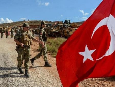 قوات تركية خلال الأحداث الدائرة في سوريا