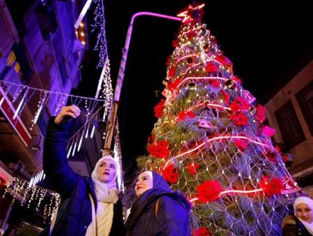 احتفالات رأس السنة في دمشق