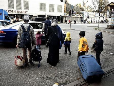 لاجئين سوريين في العاصمة الدنماركية