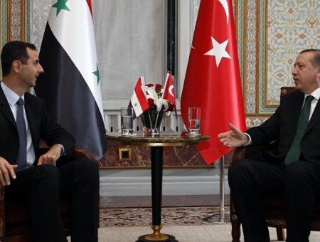 أردوغان والأسد في لقاء سابق